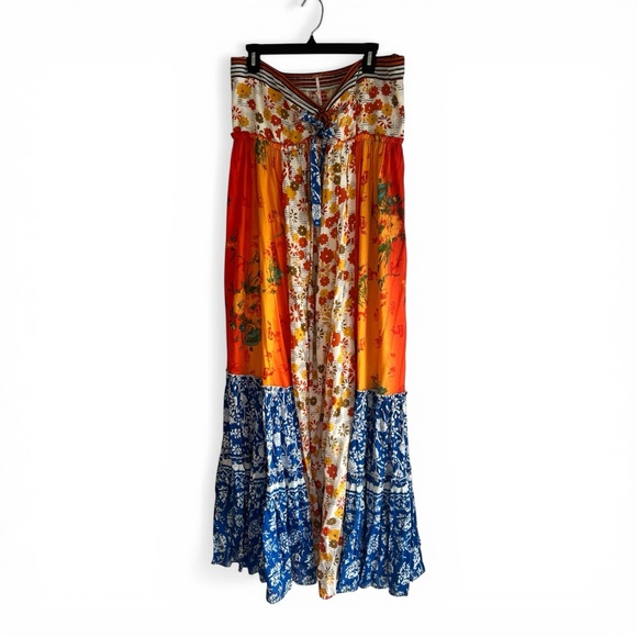 Free People Golden Dreams Maxi dress size large
Patchwork strapless vacation - Picture 7 of 16